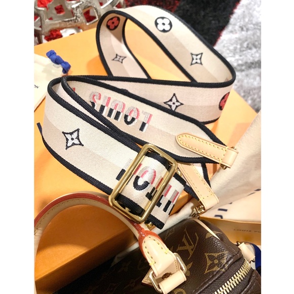 🆕💜Louis Vuitton ADJUSTABLE SPEEDY BANDOULIÈRE 20 Black Strap - Picture 11 of 17